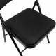 Стул складной  "Golf Plus CF-003 КОМФОРТ", чёрный каркас, чёрная ткань, 532889. Фото товара с разных ракурсов.
