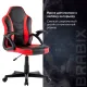 Игровое кресло  "Shark GM-203", экокожа, черное/красное, 532512. Фото товара с разных ракурсов.