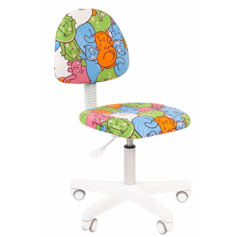 Кресло chairman 104 Kids (ткань котики) главное фото